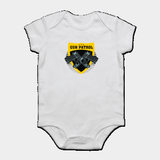 Gun Patrol Baby Bodysuit